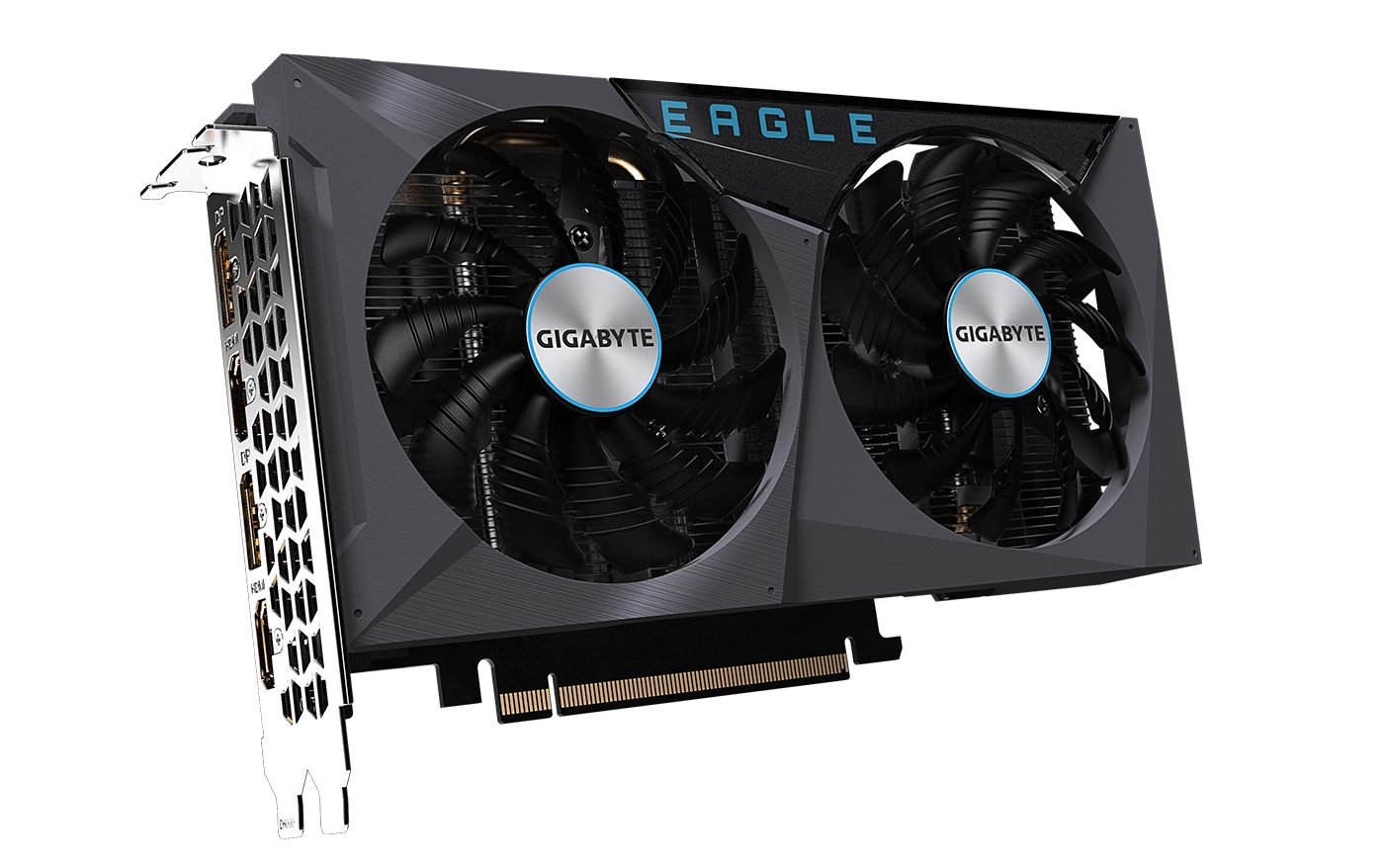 Видео карта Nvidia GF RTX 3050, 8GB, Gigabyte Eagle OC, PCI-E 4.0, GDDR6, 128-bit, DisplayPort, HDMI - характеристика 1