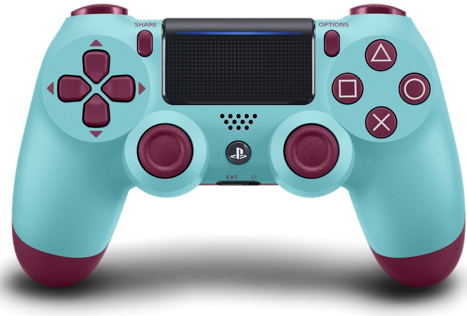 Геймпад PlayStation DualShock 4 V2 - Berry Blue, безжичен, за PS4, светлосин - характеристика 1