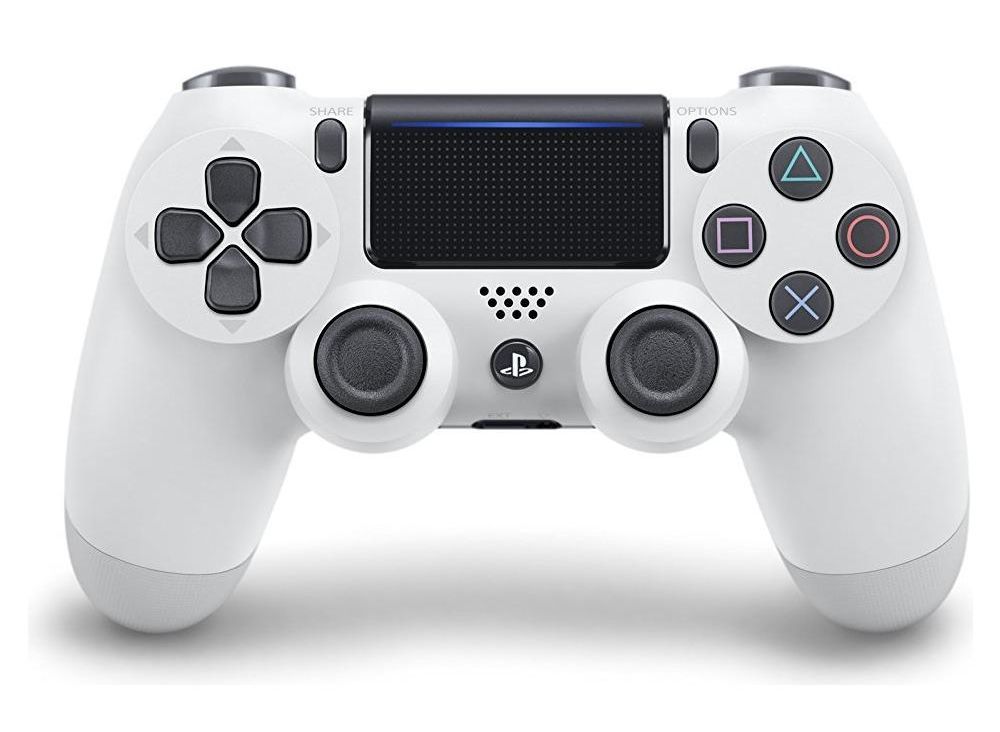 Геймпад PlayStation DualShock 4 V2 - Glacier White, безжичен, за PS4, бял - характеристика 1