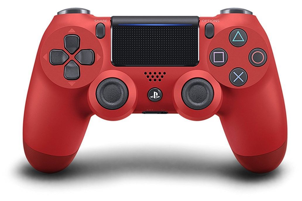 Геймпад PlayStation DualShock 4 V2 - Magma Red, безжичен, за PS4, червен - характеристика 1