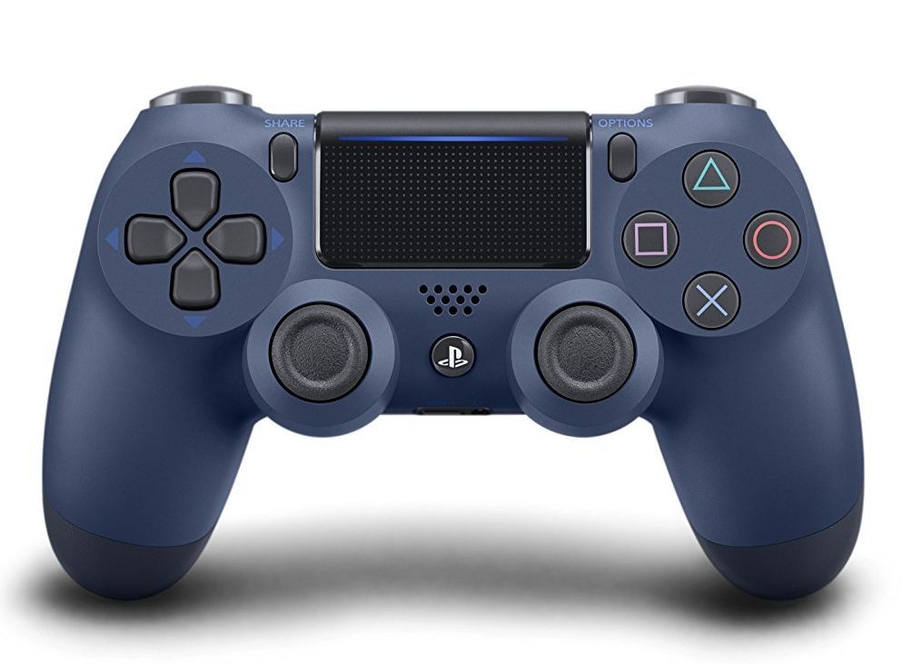 Геймпад PlayStation DualShock 4 V2 - Midnight Blue, безжичен, син - характеристика 1