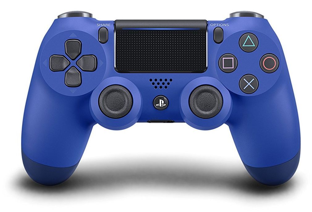 Геймпад PlayStation DualShock 4 V2 - Wave Blue, безжичен, за PS4, син - характеристика 1
