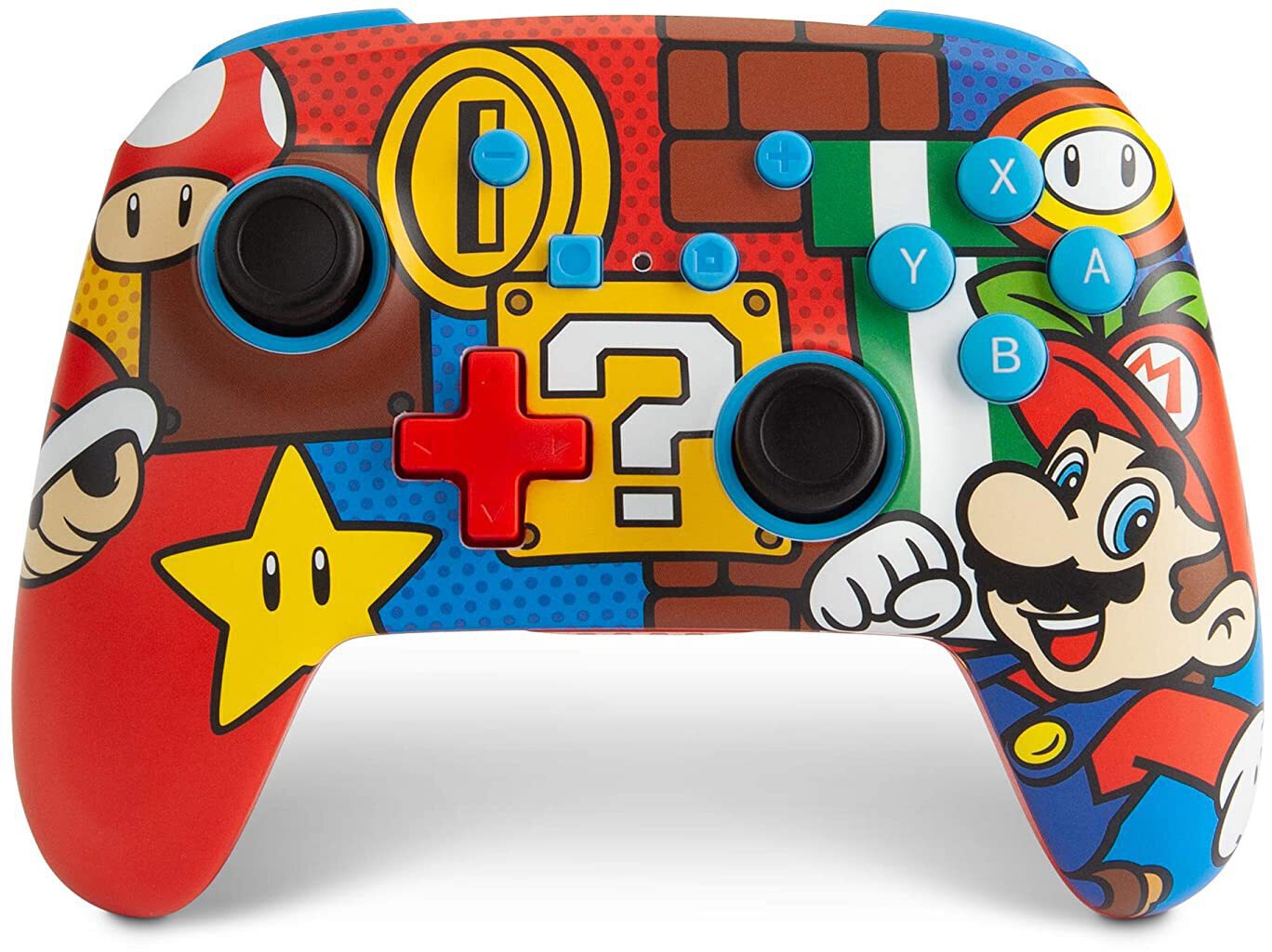Геймпад PowerA Enhanced Mario Pop за Nintendo Switch, безжичен, Bluetooth 5.0, различни цветове - характеристика 1