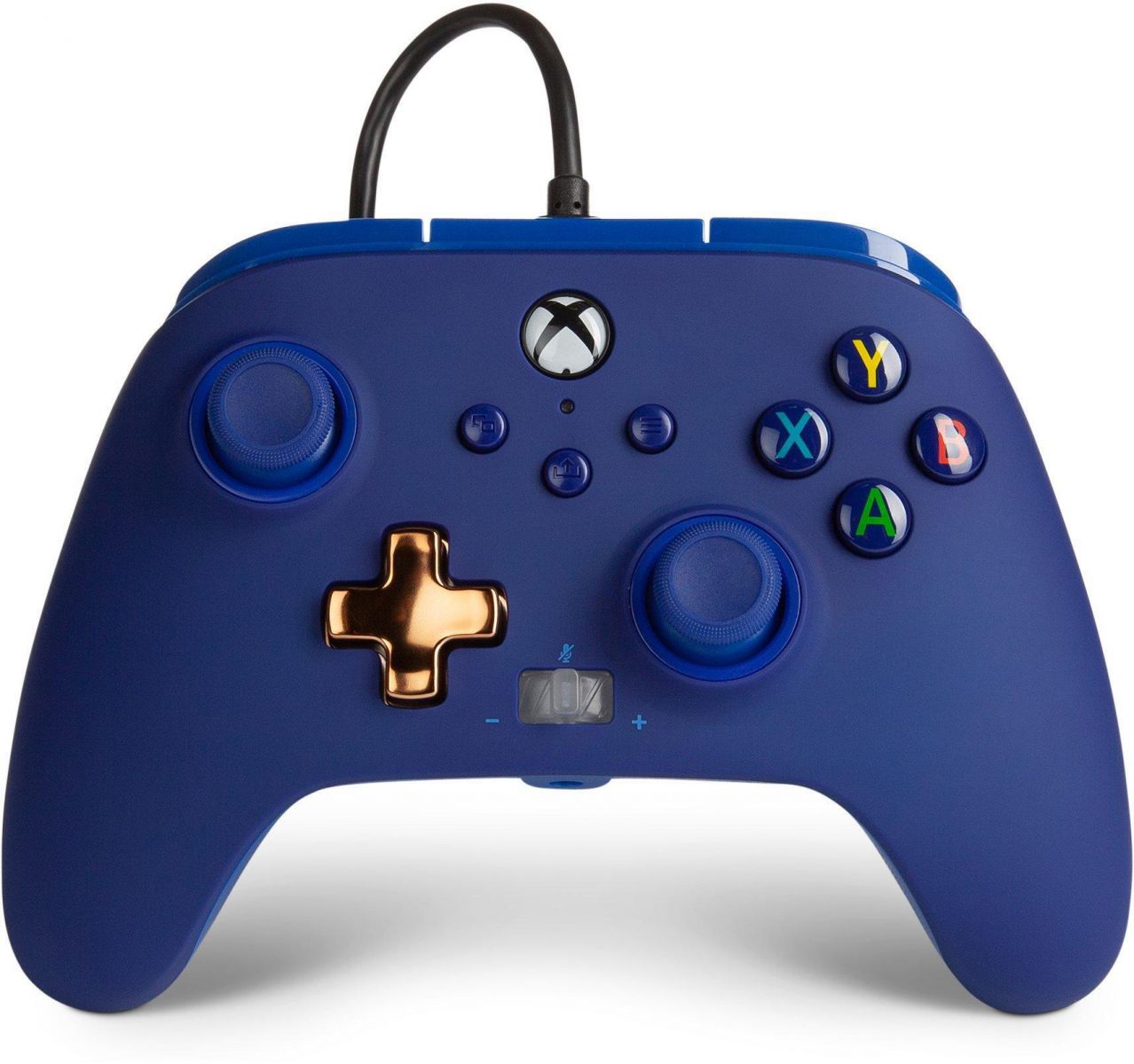 Геймпад PowerA Enhanced Midnight Blue за Xbox One/Series X/S/PC, жичен, син - характеристика 1