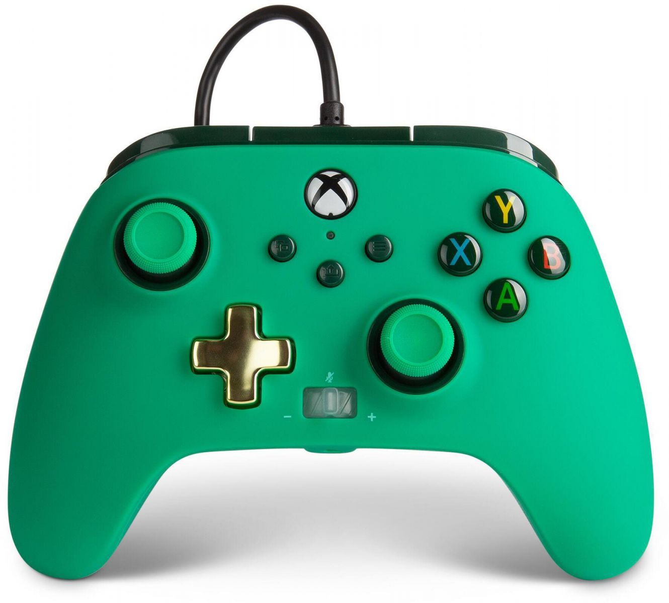 Геймпад PowerA Enhanced Green за Xbox One/Series X/S/PC, жичен, зелен - характеристика 1