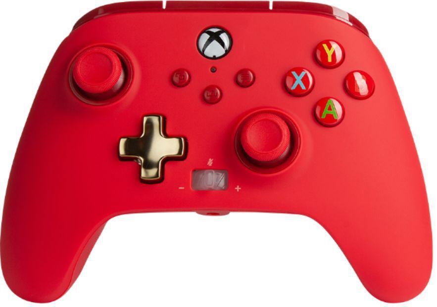 Геймпад PowerA Enhanced Red за Xbox One/Series X/S/PC, жичен, червен - характеристика 1