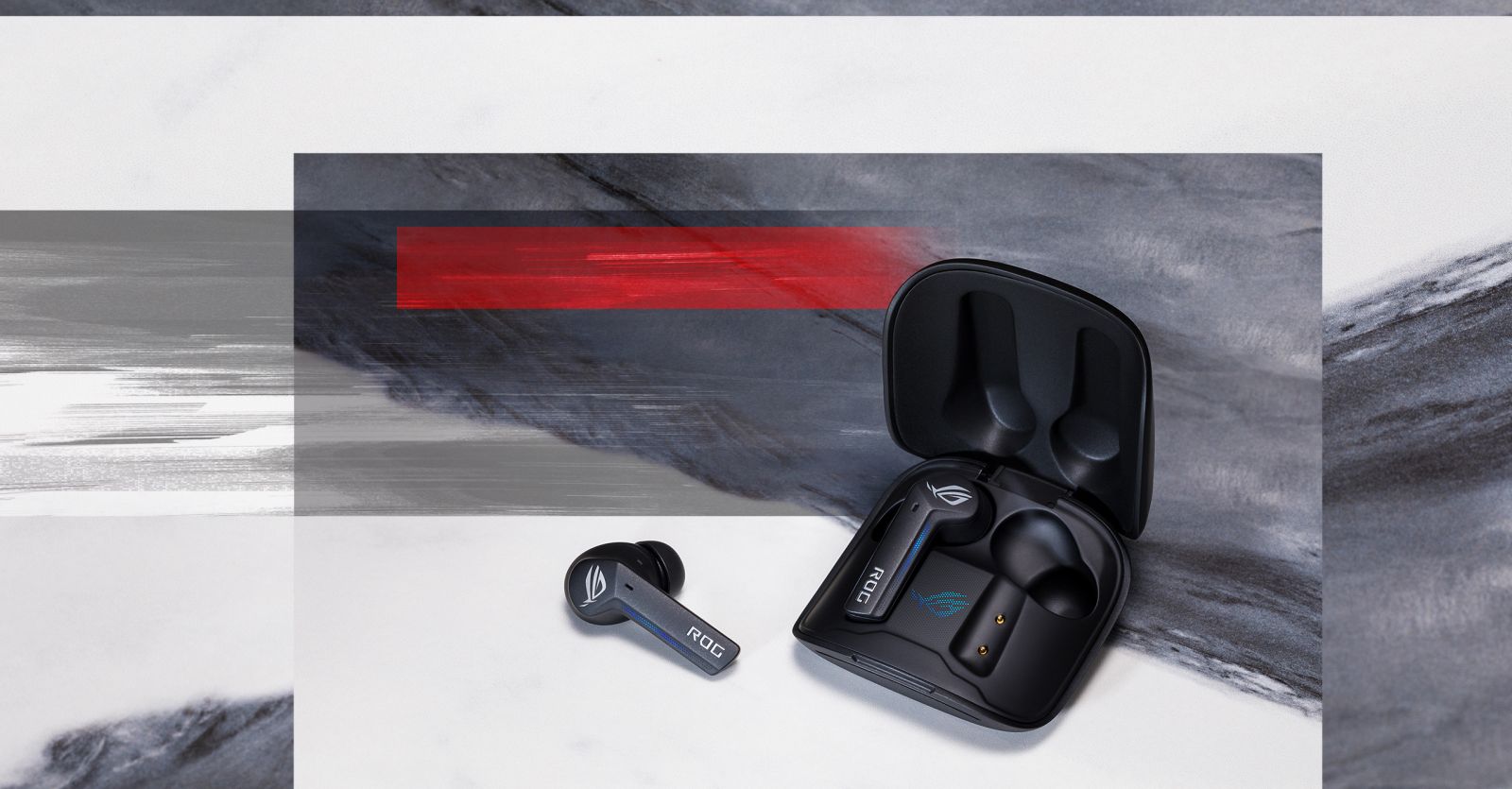 Слушалки Asus ROG Cetra, безжични, Bluetooth, тип "тапи", гейминг, микрофон, черни - характеристика 1