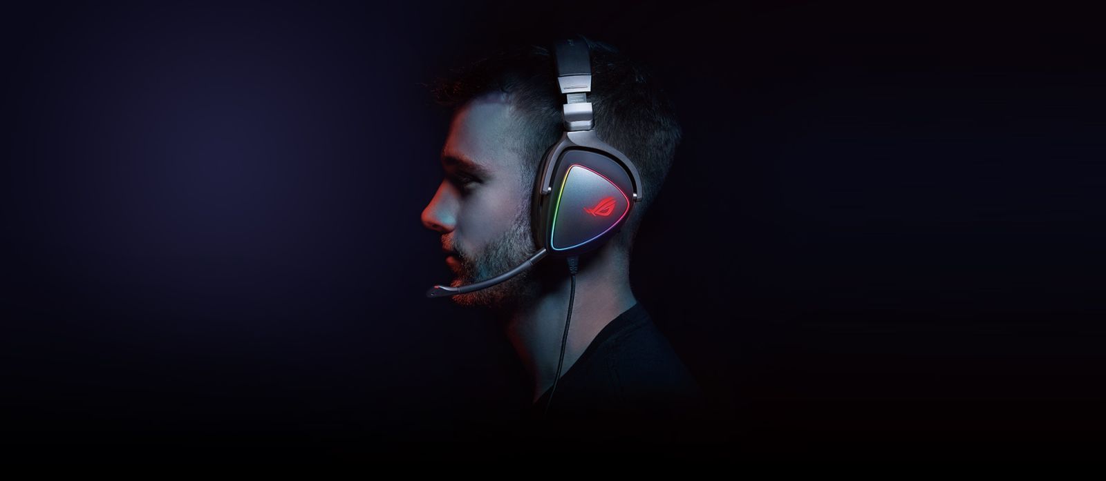 Слушалки Asus ROG Delta, микрофон, гейминг, USB-C/USB, черни - характеристика 1