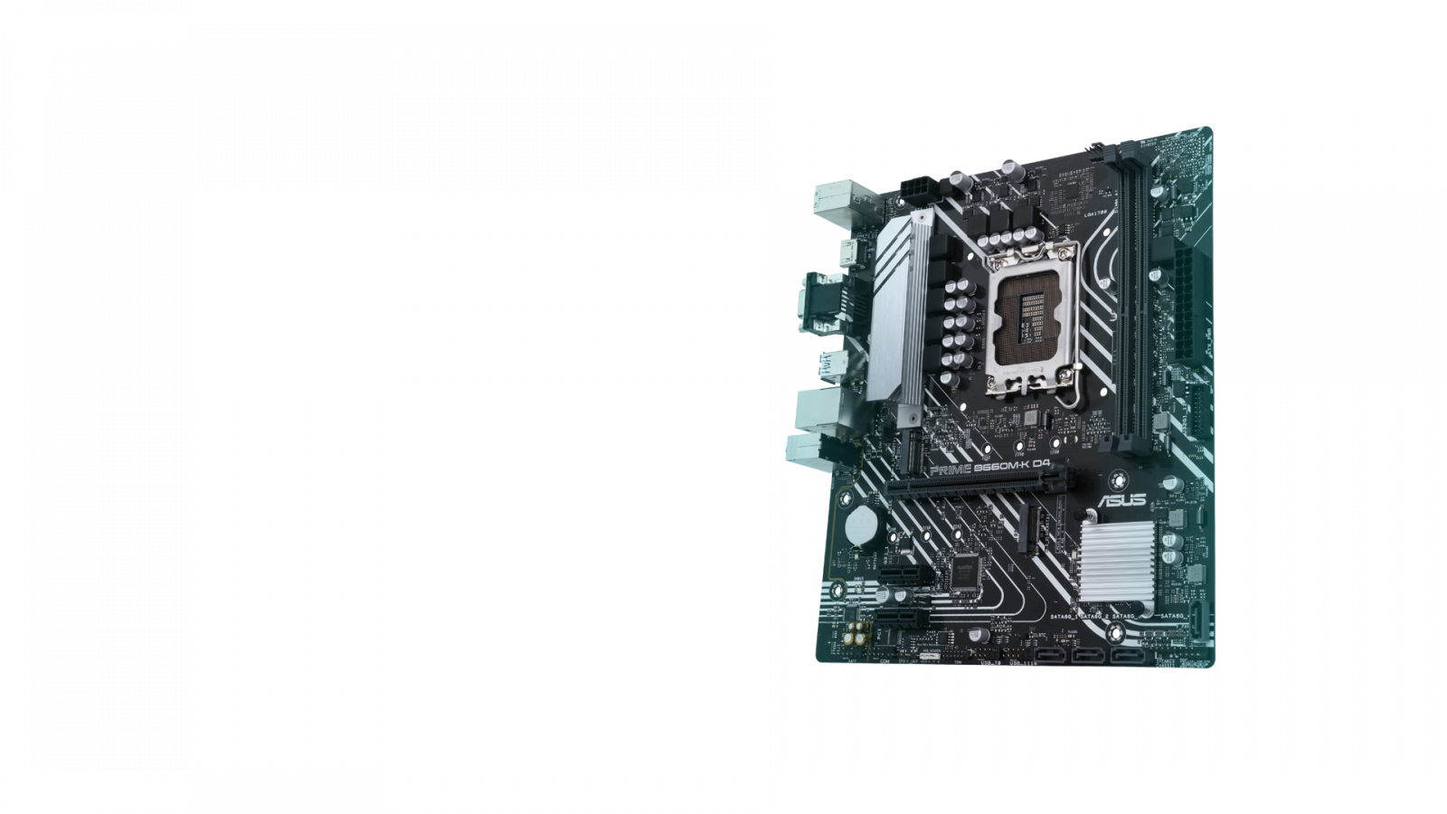Дънна платка Asus Prime B660M-K D4, B660, LGA 1700, DDR4, PCI-E 4.0, (HDMI&VGA), 4x SATA 6Gb/s, 2x M.2, 4x USB 3.2 Gen 1, Micro ATX - характеристика 1