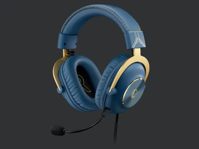 Слушалки Logitech G PRO X League of Legends Edition, микрофон, 50mm драйвери, син - характеристика 1