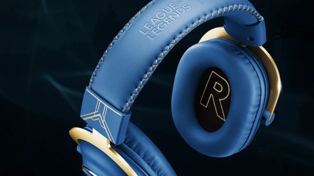 Слушалки Logitech G PRO X League of Legends Edition, микрофон, 50mm драйвери, син - характеристика 5