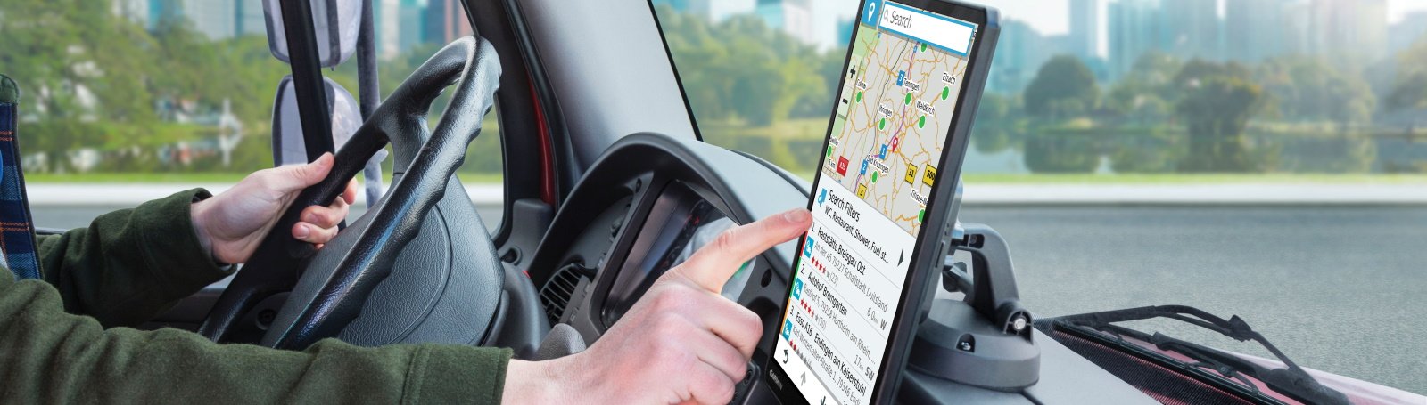 Навигация за автомобил Garmin dezl™ LGV700, 7"(17.78cm) IPS TFT дисплей, Wi-Fi, Bluetooth, microSD слот, вграден трафик приемник, карта на Европа, доживотно обновяване - характеристика 1
