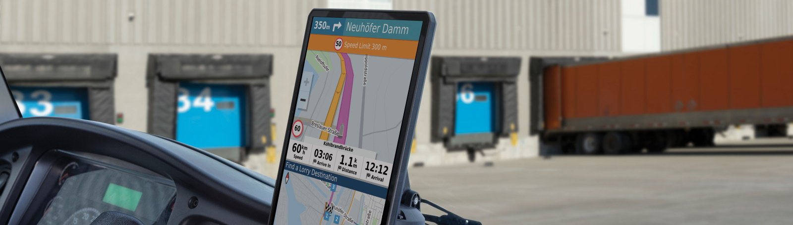 Навигация за автомобил Garmin dezl™ LGV700, 7"(17.78cm) IPS TFT дисплей, Wi-Fi, Bluetooth, microSD слот, вграден трафик приемник, карта на Европа, доживотно обновяване - характеристика 16