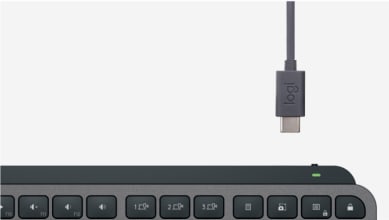 Клавиатура Logitech MX Keys S, безжична, USB-C rechargeable, US International, черна, USB - характеристика 7