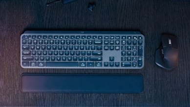 Клавиатура Logitech MX Keys S, безжична, USB-C rechargeable, US International, черна, USB - характеристика 3