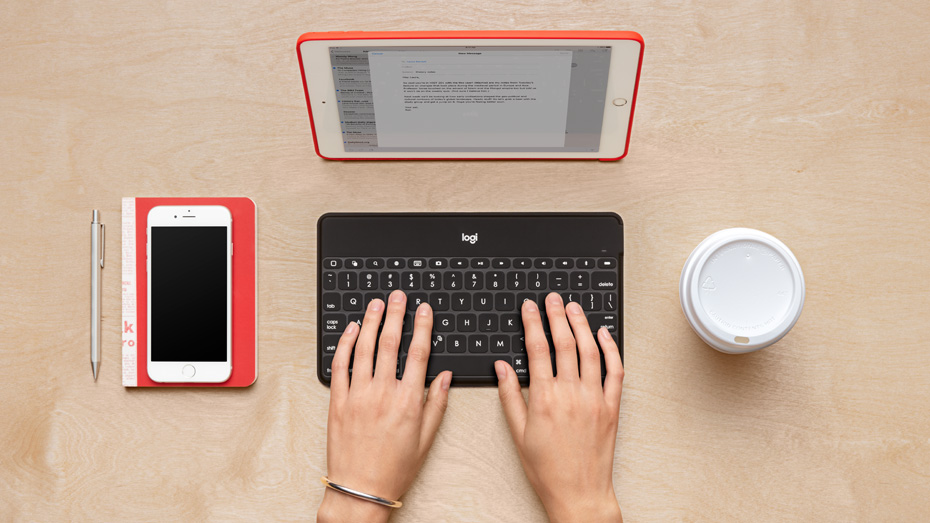 Клавиатура Logitech Logitech Keys-To-Go, безжична, компактна, нисък профил, розова, Bluetooth, UK English - характеристика 5
