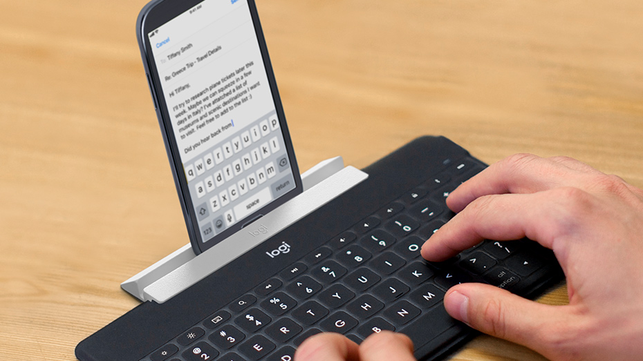 Клавиатура Logitech Logitech Keys-To-Go, безжична, компактна, нисък профил, розова, Bluetooth, UK English - характеристика 9