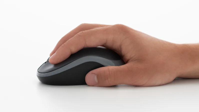 Мишка Logitech M185 RED (910-002237), оптична (1000 dpi), USB, безжична, червена - характеристика 2