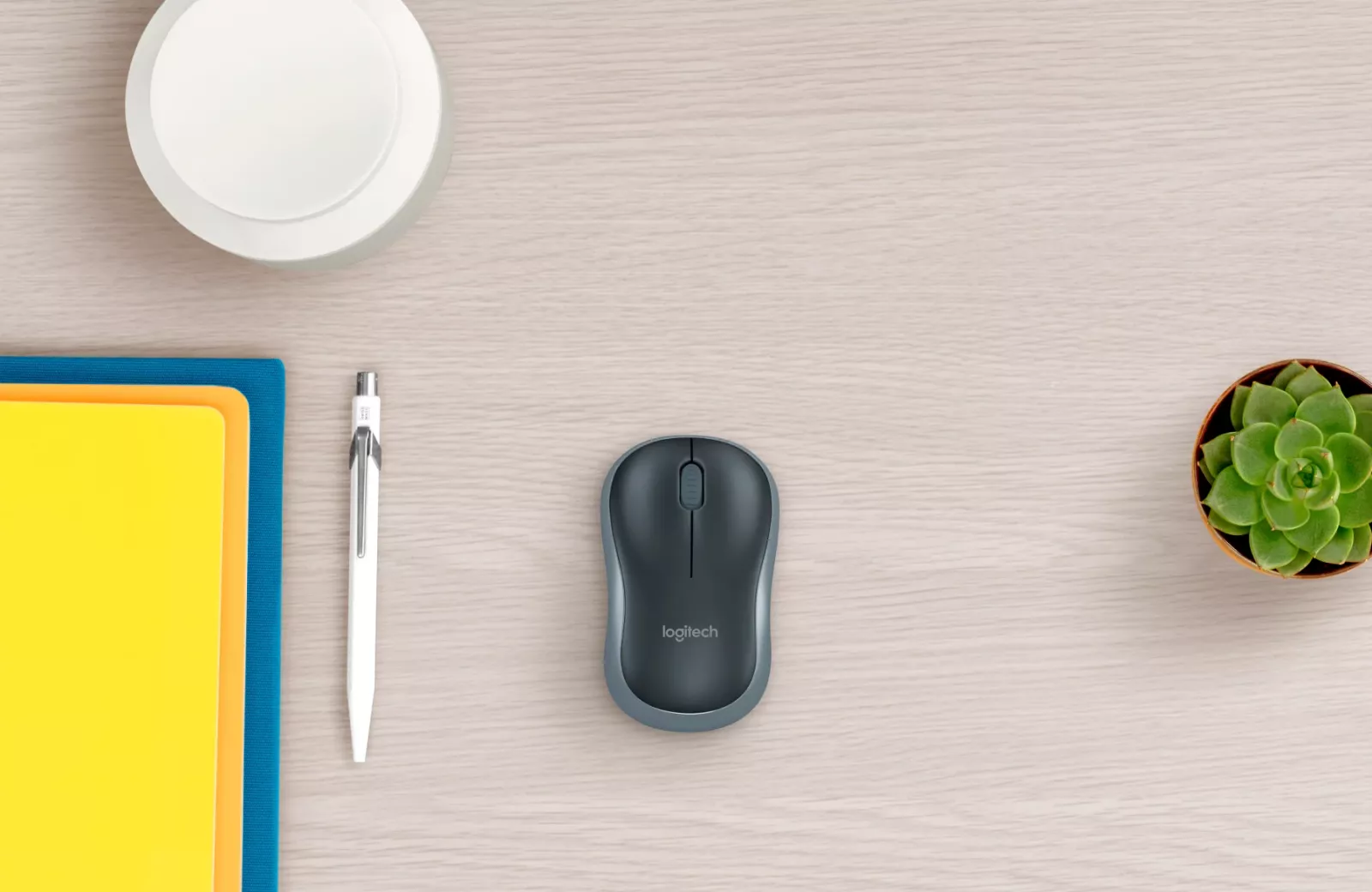 Мишка Logitech M185 RED (910-002237), оптична (1000 dpi), USB, безжична, червена - характеристика 1