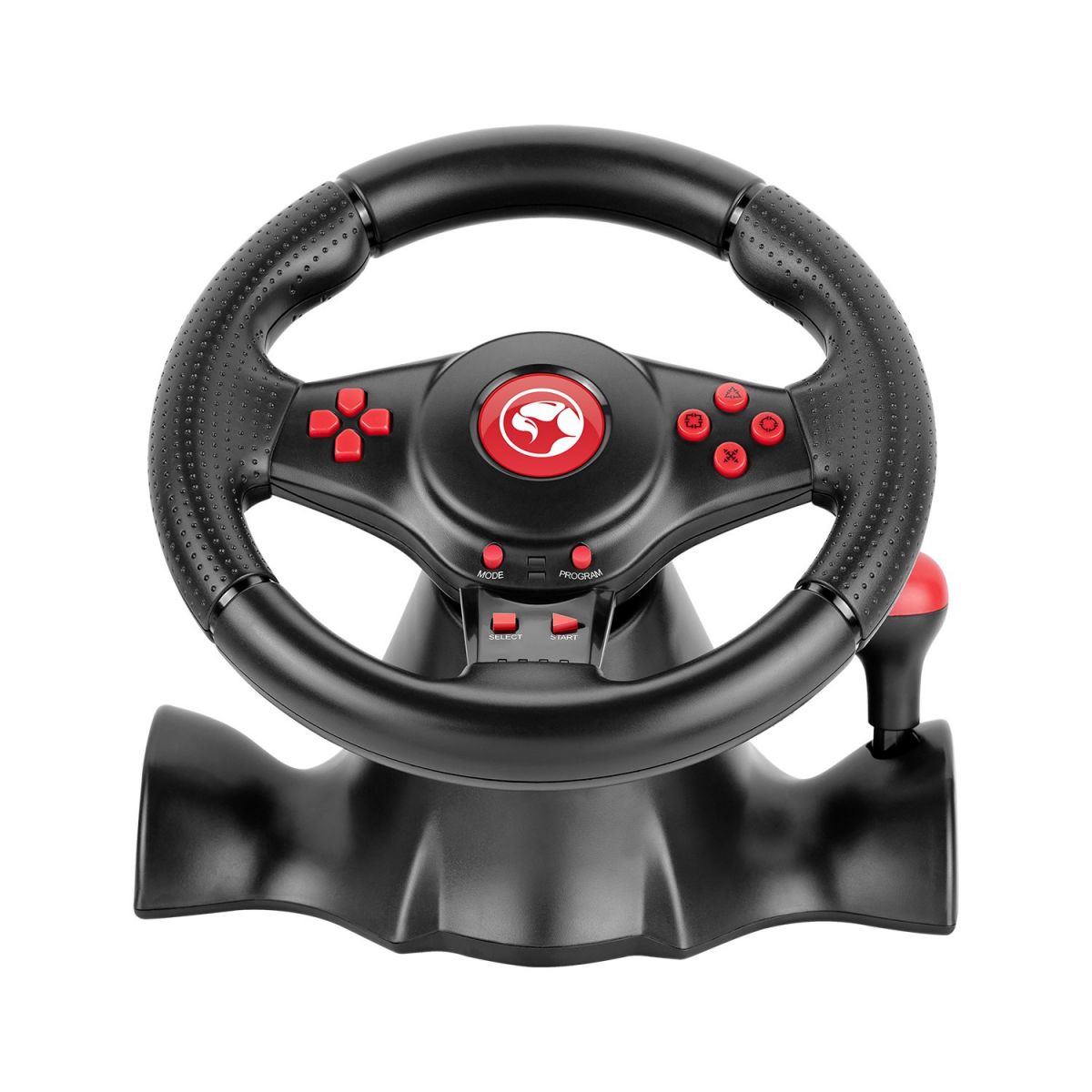 Волан с педали Marvo GT-903, за PC/PS4/XBOX, черен - характеристика 1
