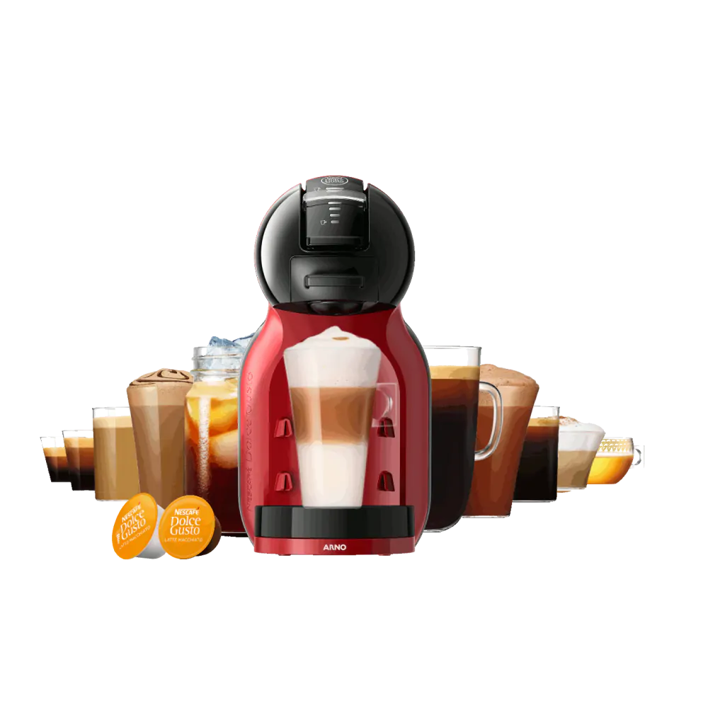 Кафемашина на капсули Krups Nescafe Dolce Gusto Mini Me, 1500W, 15 bar, 0.8 l. обем на резервоара за вода, червена - характеристика 1