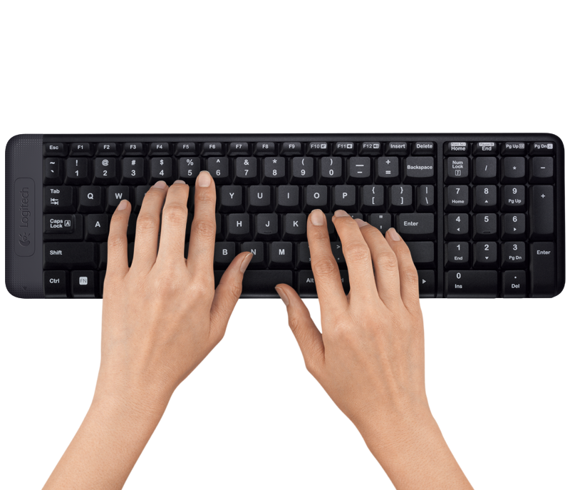 Комплект клавиатура и мишка Logitech MK220, безжични, черни, USB, без кирилизация - характеристика 3