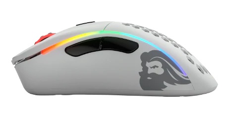 Мишка Glorious Model D- Wireless (GLO-MS-DMW-MW), оптична (19 000 dpi), безжична, USB, бял мат, 6 бутона, RGB подсветка - характеристика 4