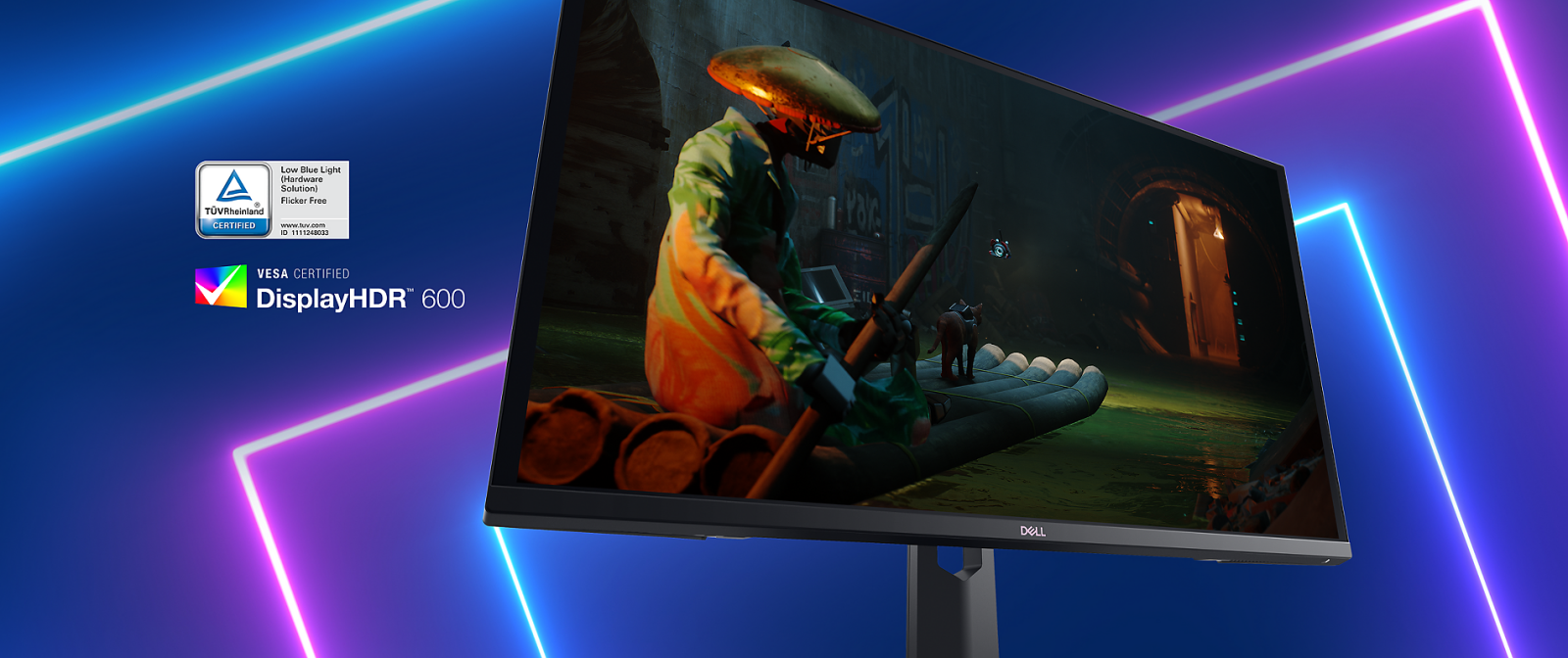 Монитор Dell G3223Q (210-BDXS), 32" (81.28 cm) IPS панел, 144Hz, Ultra HD, 1ms, 400 cd/m2, DisplayPort, HDMI, USB - характеристика 2