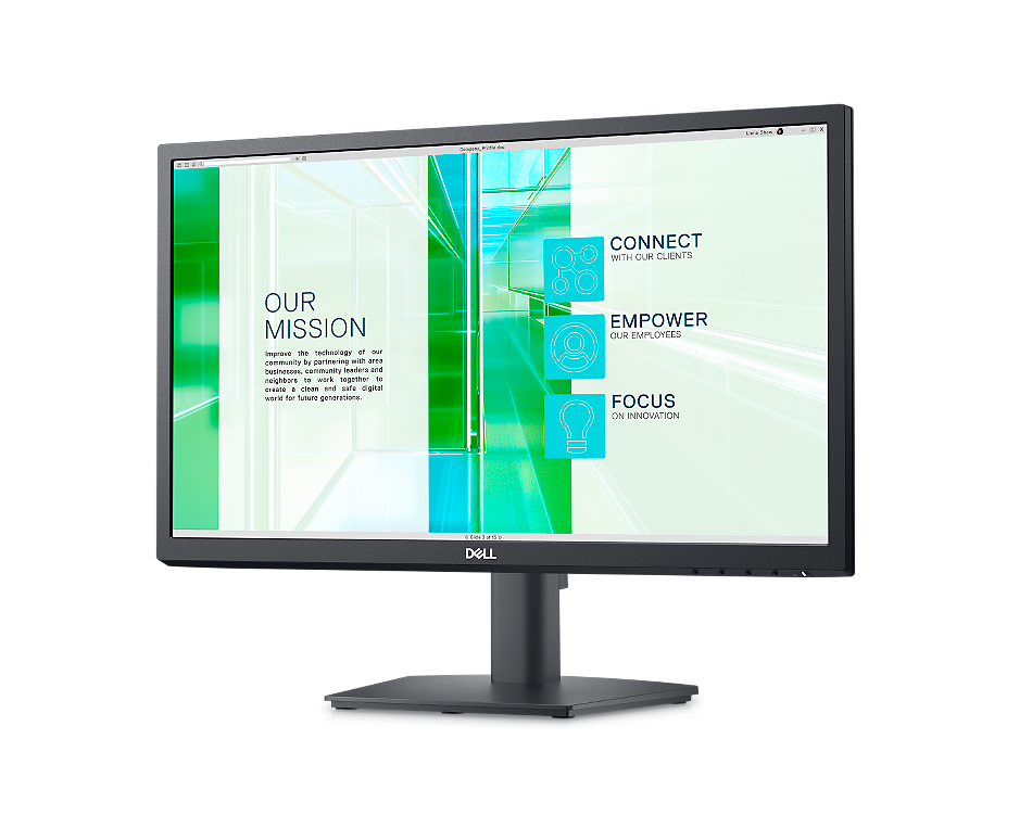 Монитор Dell E2223HN (210-AZZG), 21.5" (54.61 cm) VA панел, Full HD, 5ms, 250 cd/m2, HDMI, VGA - характеристика 1