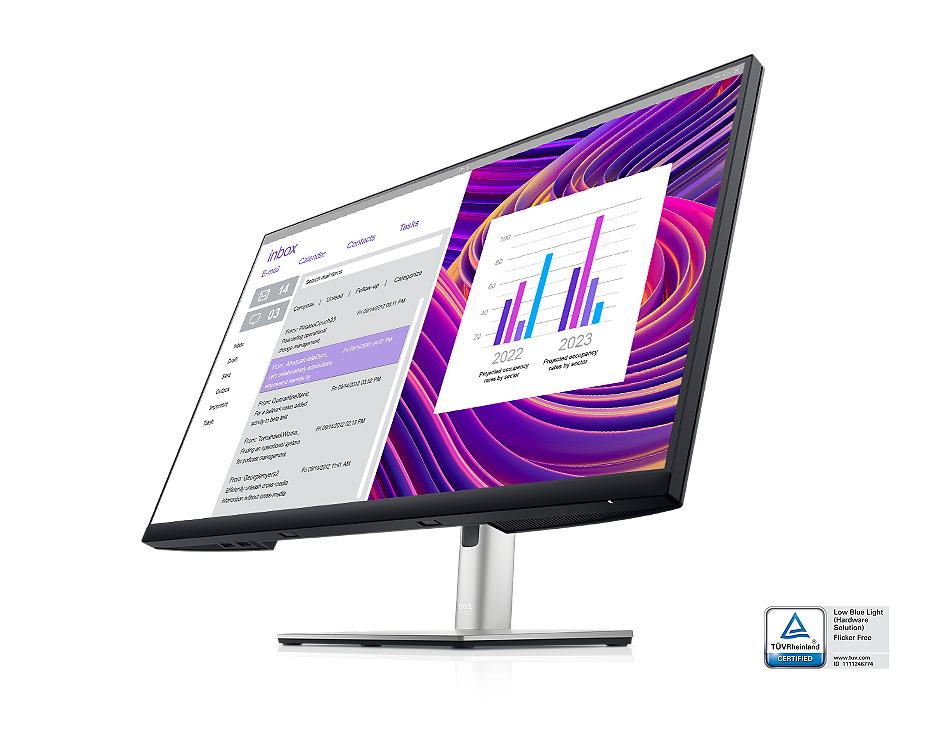 Монитор Dell P2723QE (210-BDFZ), 27" (68.58 cm) IPS панел, Ultra HD, 5ms, 350cd/m2, DisplayPort, HDMI, USB-C, LAN - характеристика 2