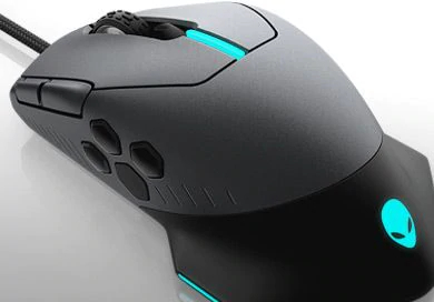 Мишка Dell Alienware 510M, оптична (16000 dpi), USB, черна, гейминг - характеристика 3