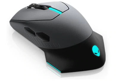 Мишка Dell Alienware 610M, оптична (16000 dpi), безжична/жична, USB, черна, гейминг - характеристика 5