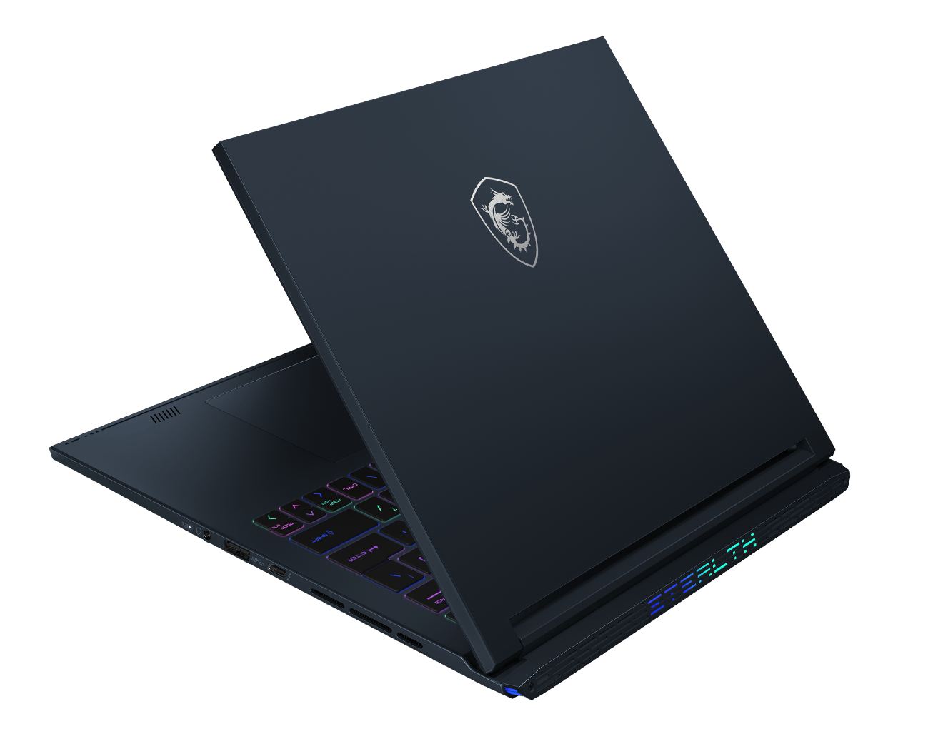 Лаптоп MSI Stealth 14 Studio A13VF (9S7-14K112-027)(син), четиринадесетядрен Intel Core i7-13700H 2.4/5GHz, 14" (35.56 cm) 240Hz QHD+ Anti-Glare Display & GF RTX 4060 8GB, (HDMI), 16GB DDR5, 1TB SSD, 1x Thunderbolt 4, No OS, 1.7kg - характеристика 1
