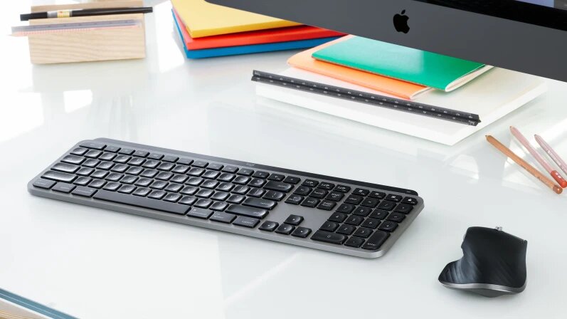 Клавиатура Logitech MX Keys for Mac, безжична, черна, USB, без БДС - характеристика 1