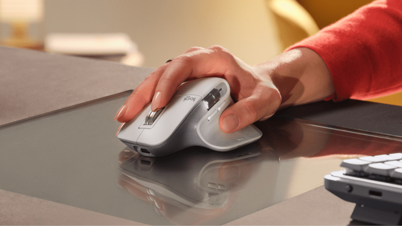 Мишка Logitech MX Master 3S For Mac, оптична (8000 dpi), безжична, USB, Bluetooth, 7 бутона, черна - характеристика 3
