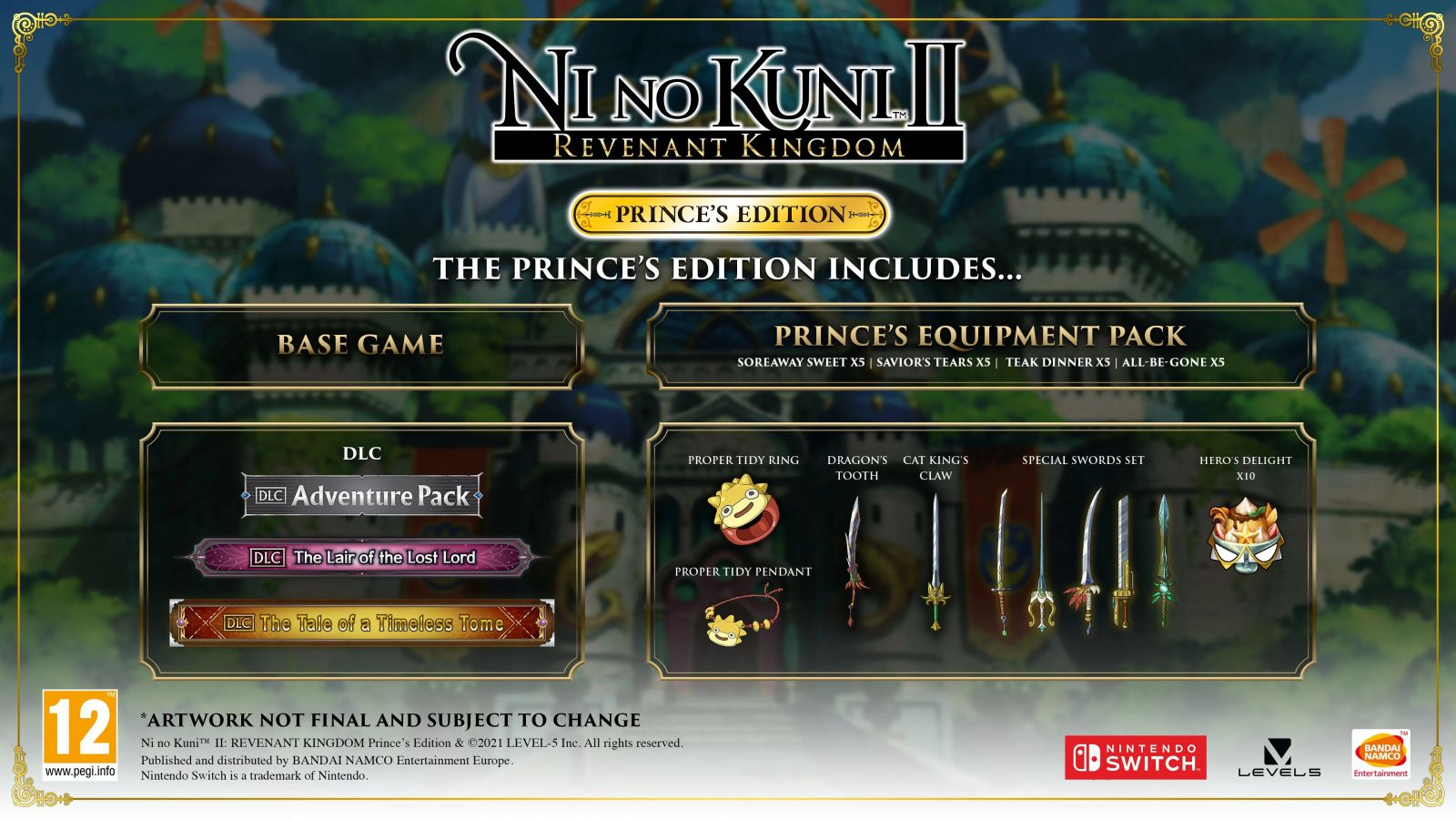 Ni No Kuni II: Revenant Kingdom Prince's Edition (Nintendo Switch)