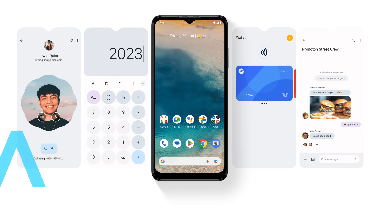 Смартфон Nokia G22 (червен), поддържа 2 SIM карти, 6.52" (16.56 cm) 90Hz IPS дисплей, осемядрен Unisoc T606, 6GB RAM, 256GB Flash памет (+microSD слот), 50.0 + 2.0 + 2.0 MPix камера, Android, 196g - характеристика 2