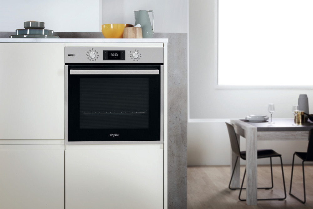 Фурна за вграждане Whirlpool OAS KP8V1SW IX, 71 л. обем, система Cook3, пиролитично почистване, инокс - характеристика 1