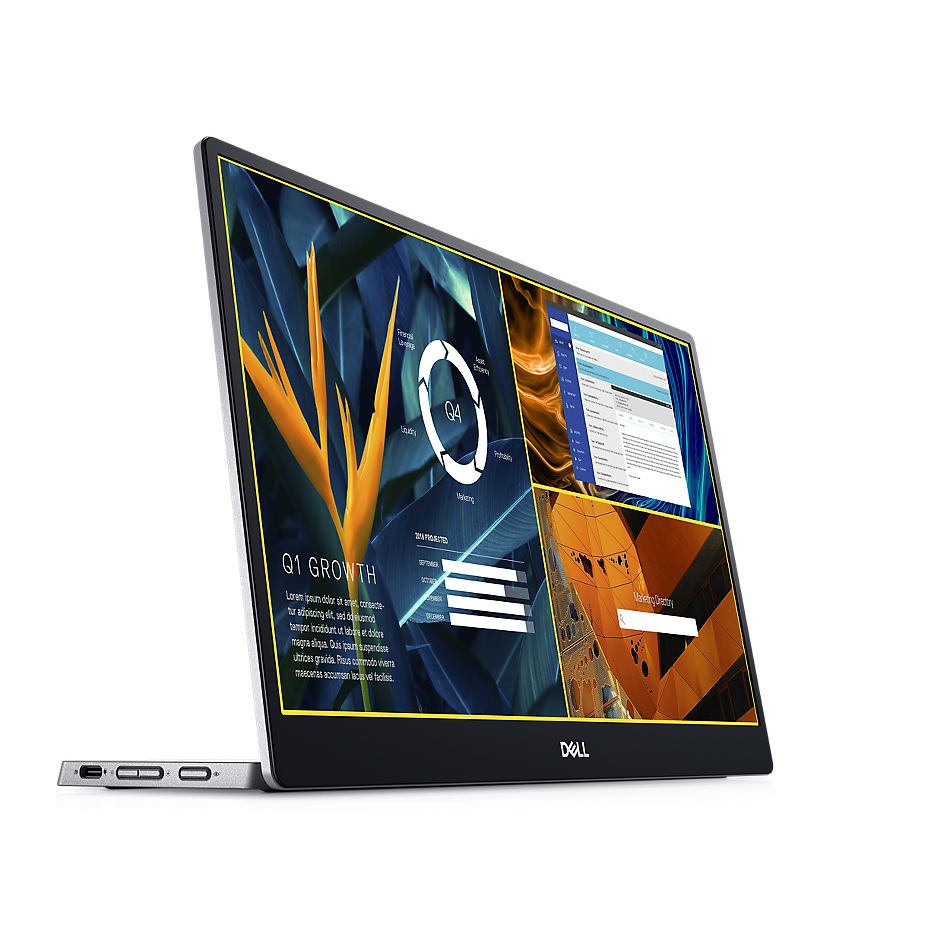 Монитор Dell P1424H, преносим, 14" (35.56cm), IPS панел, Full HD, 6ms, 300 cd/m2, USB-C - характеристика 3