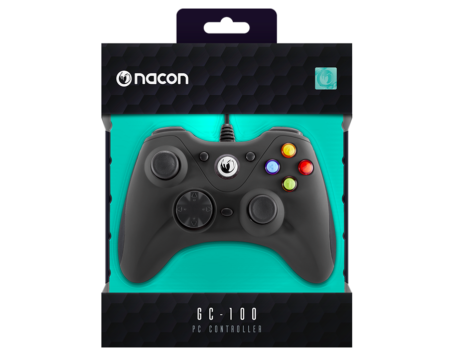 Геймпад Nacon GC-100XF, жичен, Windows, USB, черен - характеристика 1