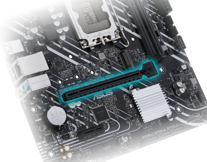 Дънна платка Asus Prime H610M-K D4, H610, LGA1700, DDR4, PCI-E 4.0, (HDMI&VGA), 4x SATA 6Gb/s, 1x M.2, 2x USB 3.2 Gen 1, Micro ATX - характеристика 4