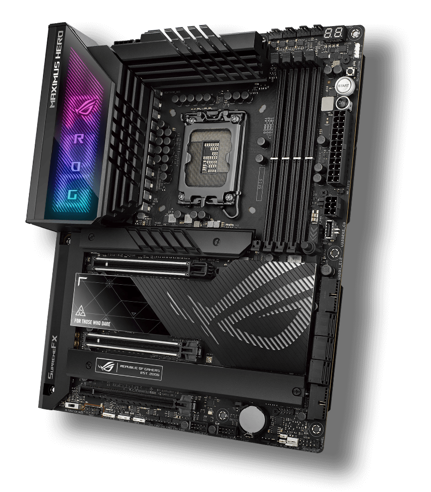 Дънна платка Asus ROG MAXIMUS Z790 HERO, Z790, LGA1700, DDR5, PCI-E 5.0 (HDMI), 6x SATA 6Gb/s, 5x M.2, 3x USB Type-C, ATX - характеристика 1