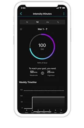 Смарт часовник Garmin Vivomove Trend Mist Gray, хибриден, Liquid crystal дисплей, 25.6 мм x 18.8 мм (1.01" x 0.74"), до 5 дни време на работа, Bluetooth, пулсомер, следене на съня, профили за бягане, сив - характеристика 26