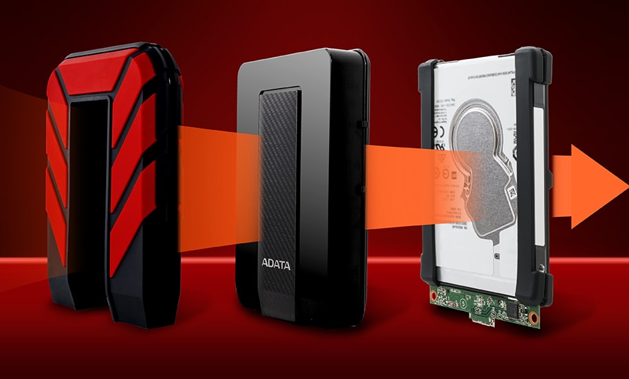 Твърд диск 2TB A-Data HD710P(червен), външен, 2.5" (6.35 cm), USB 3.1 - характеристика 3