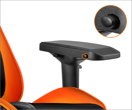 Геймърски стол Cougar Armor Gaming Chair, черен/оранжев - характеристика 4