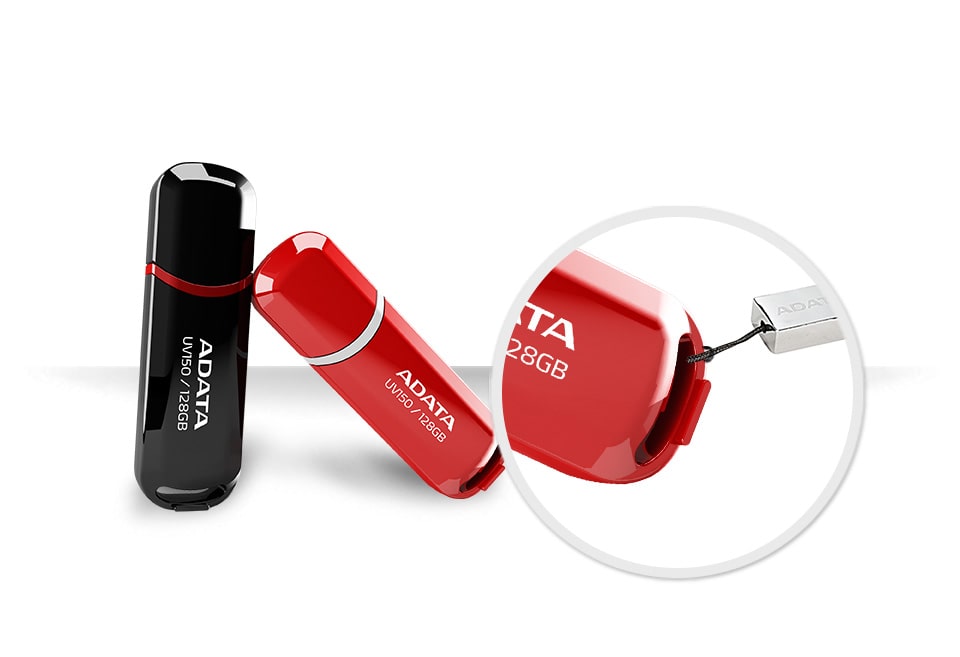 Памет 64GB USB Flash Drive, А-Data UV150, USB 3.0, черна - характеристика 2
