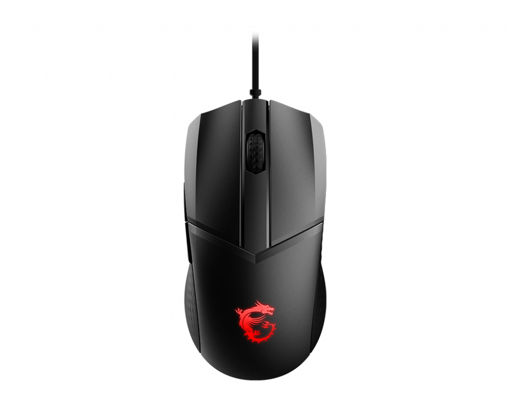 Мишка MSI Clutch GM41 Lightweight, оптична(6400dpi), USB, гейминг, черна, 6 бутона, PixArt PMW-3389 оптичен сензор - характеристика 1