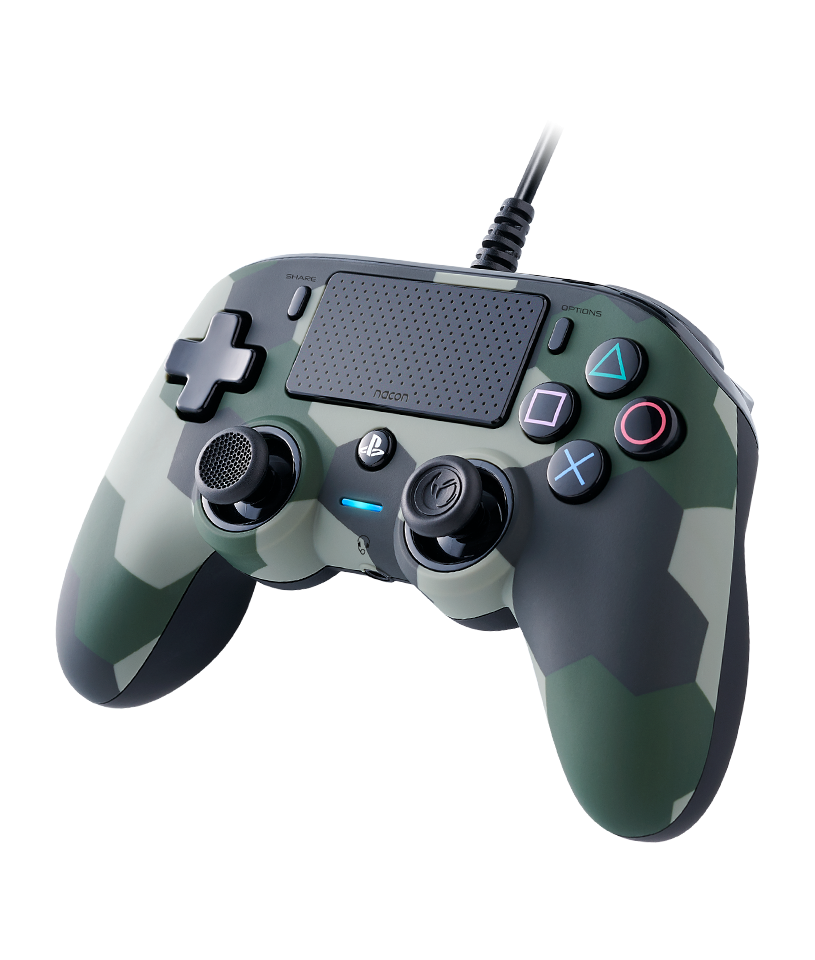 Геймпад Nacon Wired Compact Controller, жичен, Windows/PS4, USB, жак за слушалки, камуфлаж - характеристика 3