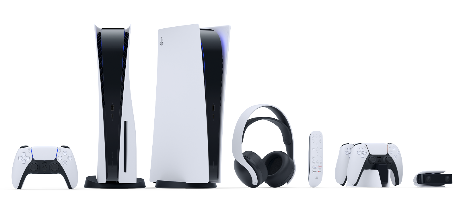 Конзола PlayStation 5 - Fortnite Cobalt Star 825GB, бяла - характеристика 1