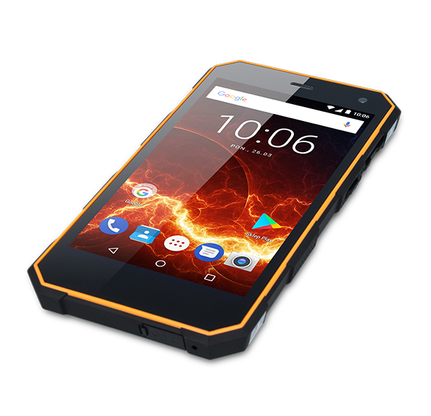 Смартфон myPhone Hammer Enegy (черен), поддържа 2 sim карти, 5.0" (12.70 cm) IPS дисплей, 16GB Flash памет (+ microSD слот), 8 MPix камера, IP68 - характеристика 3